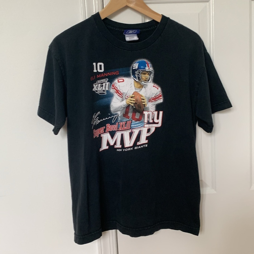 Y2K Eli Manning MVP Super Bowl any Giants NFL Shirt XL L M